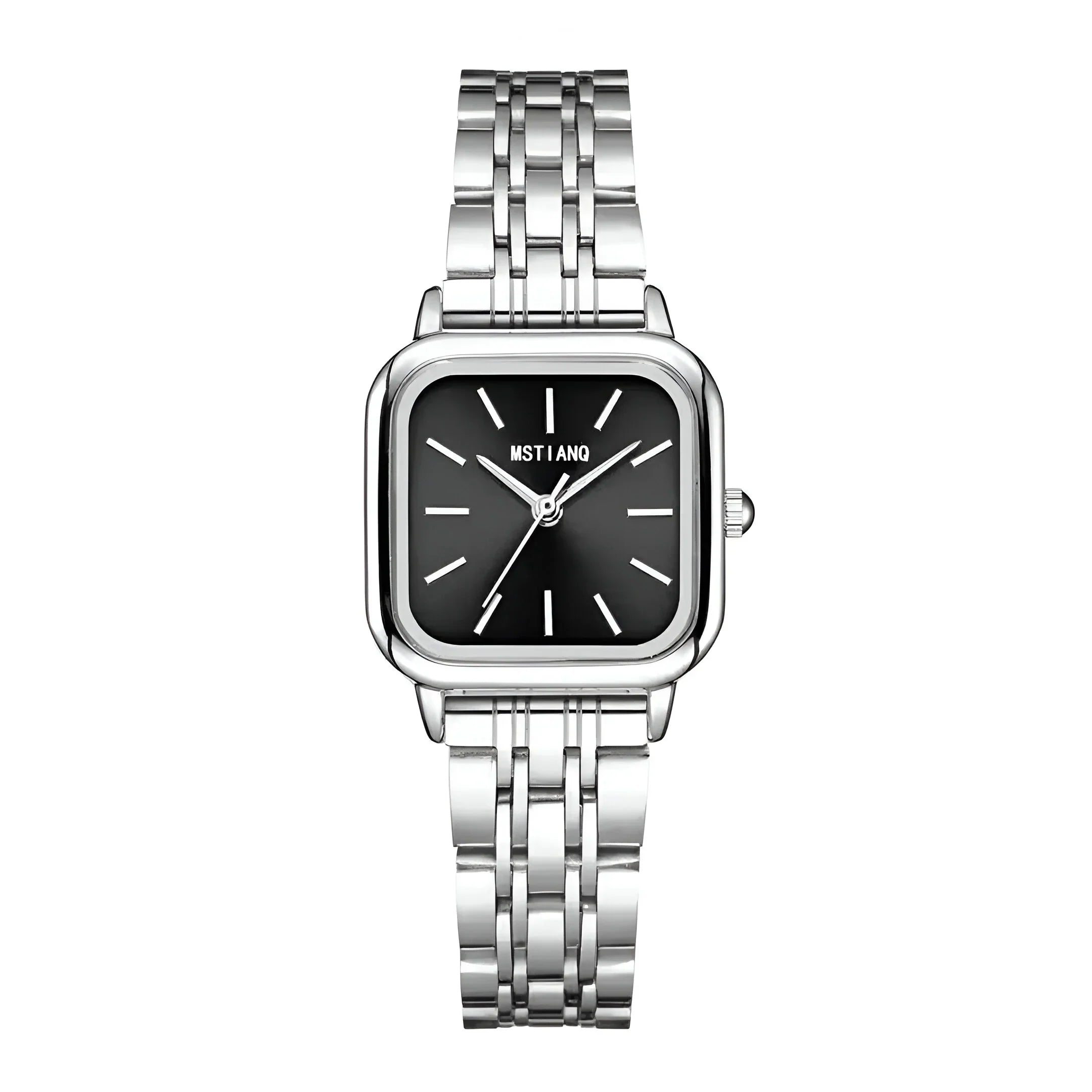Women's Tonneau Dial Stainless Steel Watch