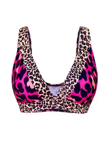 Leopard Print Swimsuit Two-Piece Set