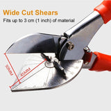 【LAST DAY SALE】Angle Shear 45-120° Quick-Cut Mitre Shears