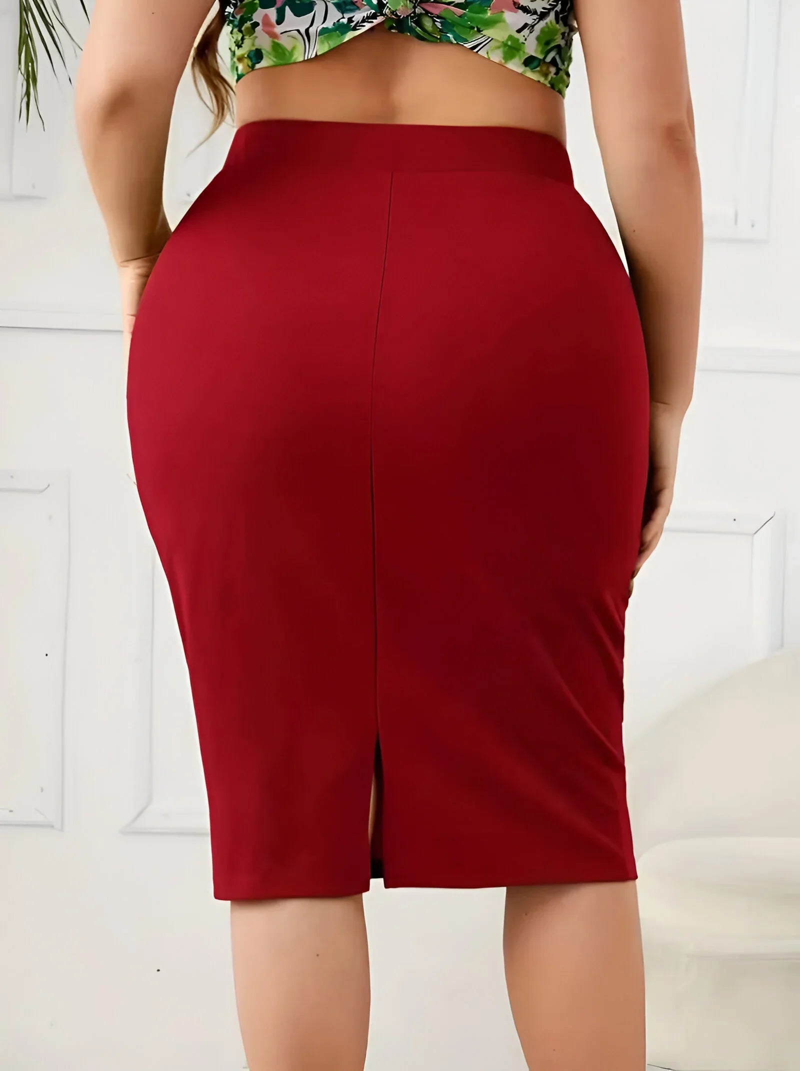 Women's Casual High-Waist Pleated Skirt