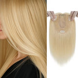 Silk-Top Human Hair Topper | Seamless Blend - Thin Hair Solution
