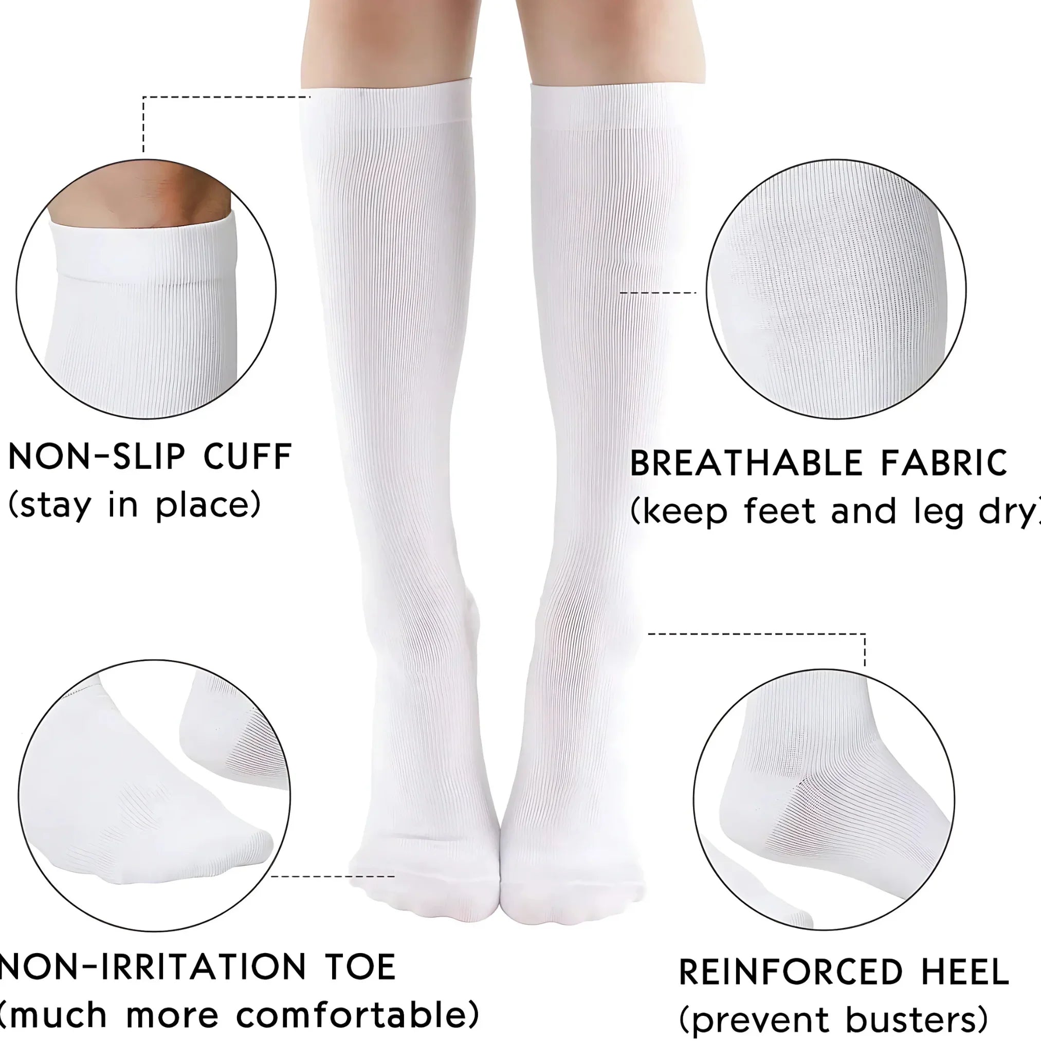Unisex Compression Socks for Support