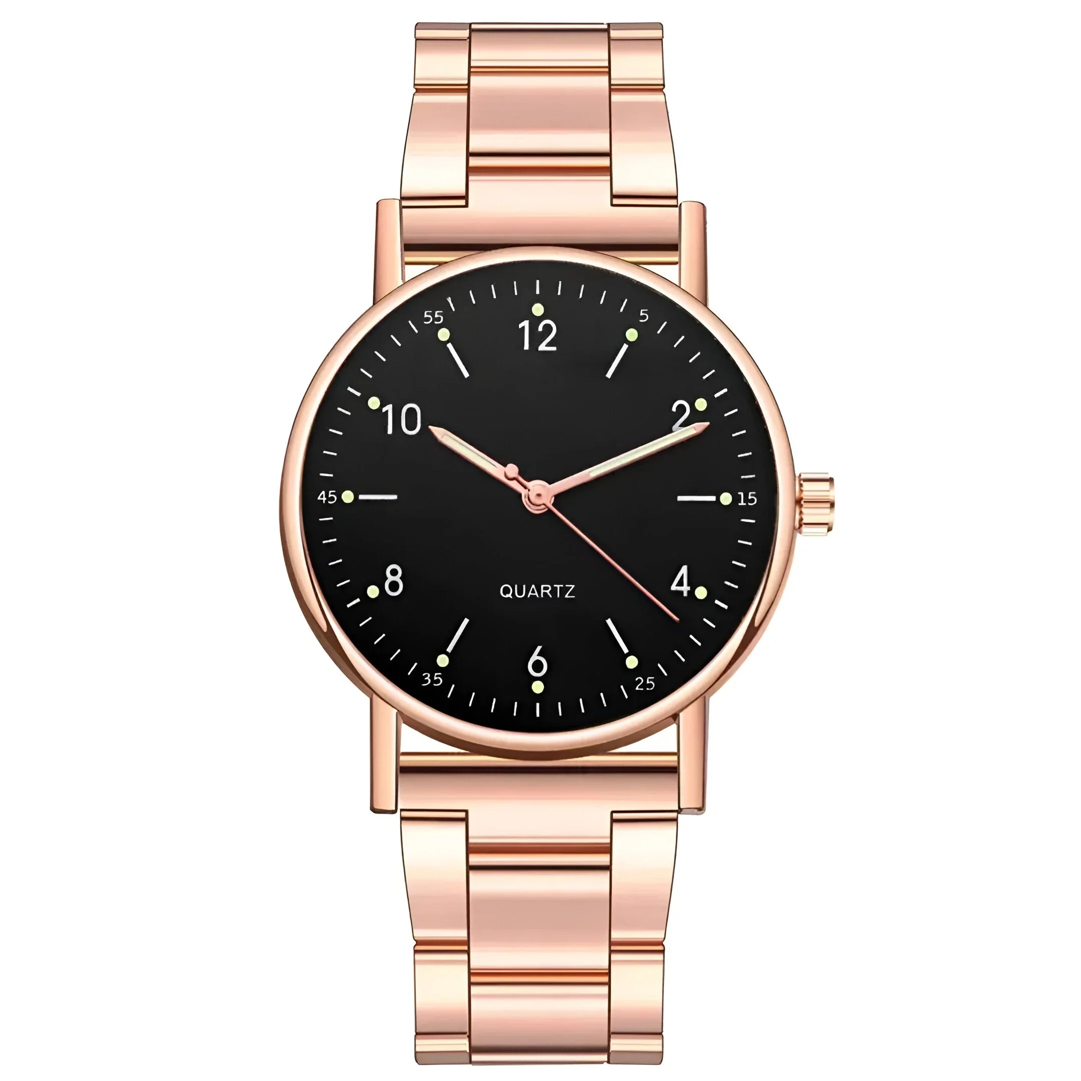 Glow-in-the-Dark Quartz Watch for Women