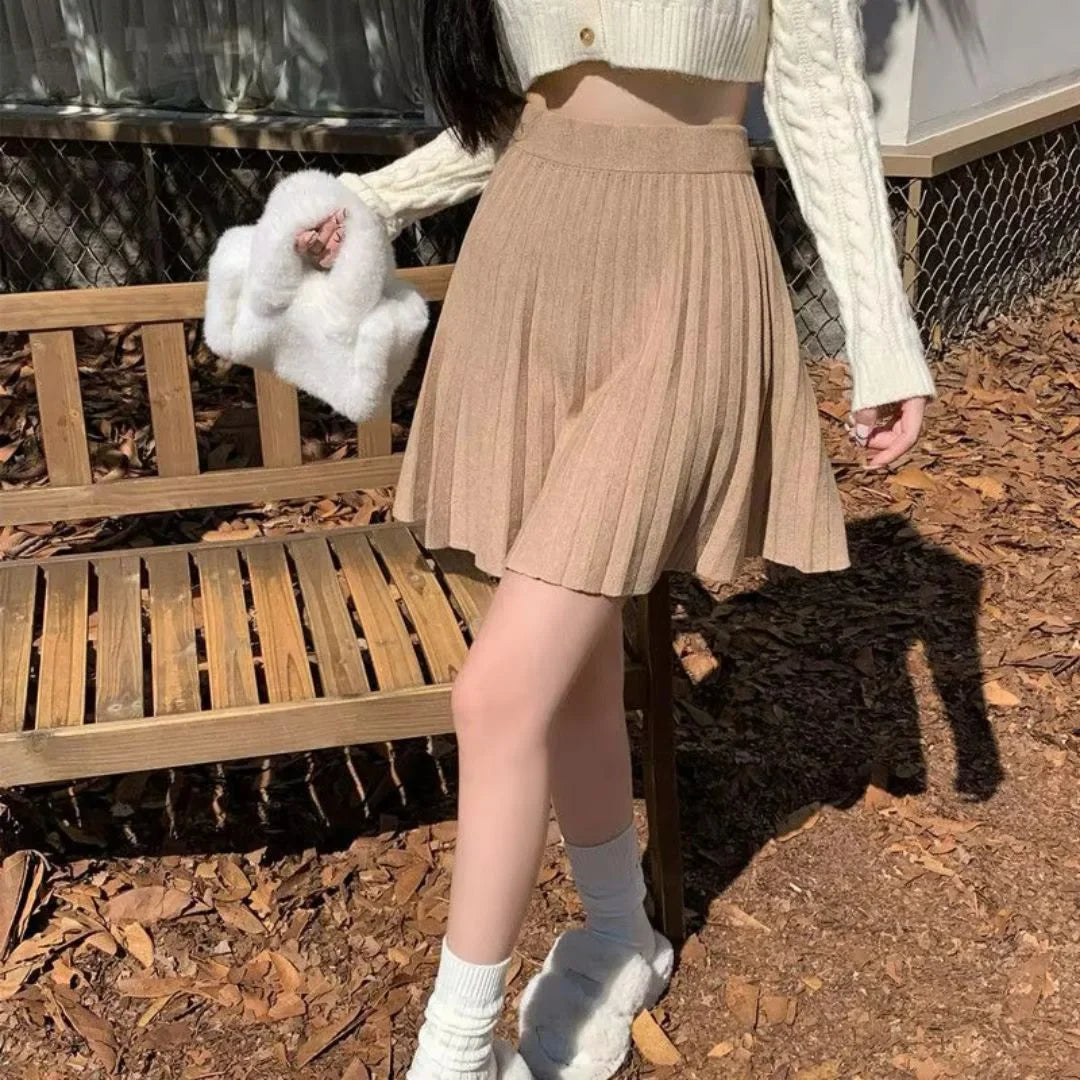 Cozy knit midi skirt – Soft, stylish & effortlessly chic