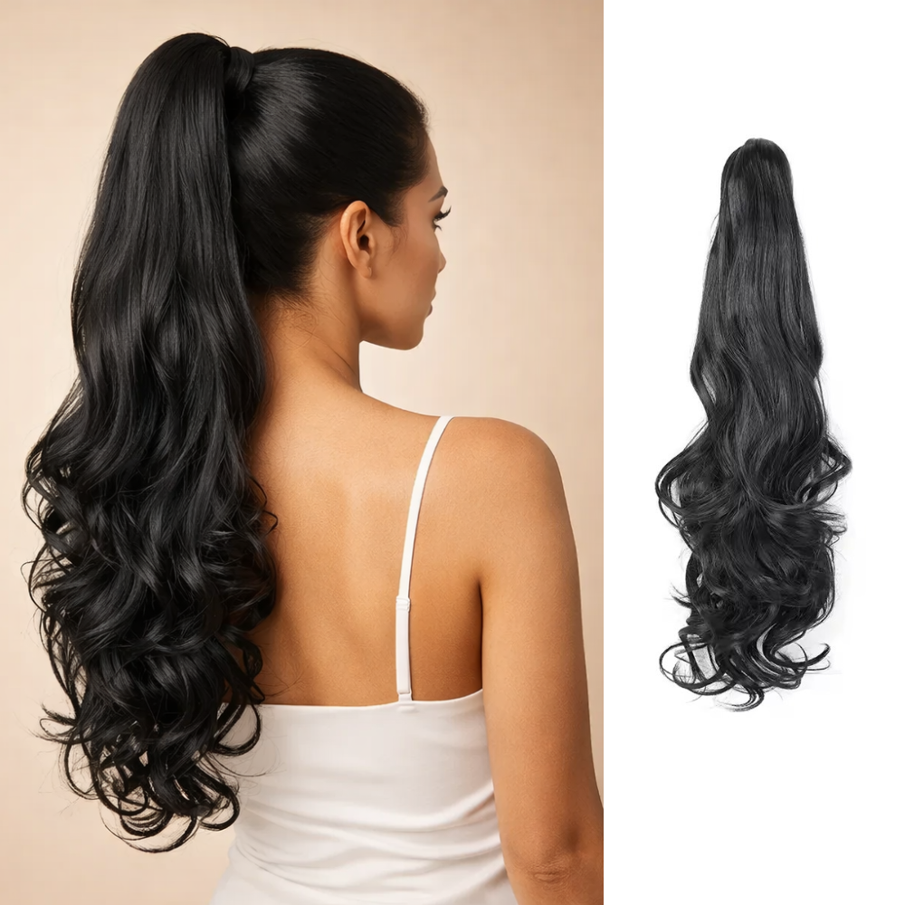 Curly Ponytail Clip-in Extension | Claw Clip-in Hairpiece