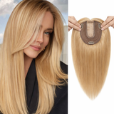 Silk-Top Human Hair Topper | Seamless Blend - Thin Hair Solution