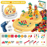 【LAST DAY SALE】DrillCraft™ - Children Electric Drill Puzzle Toolbox