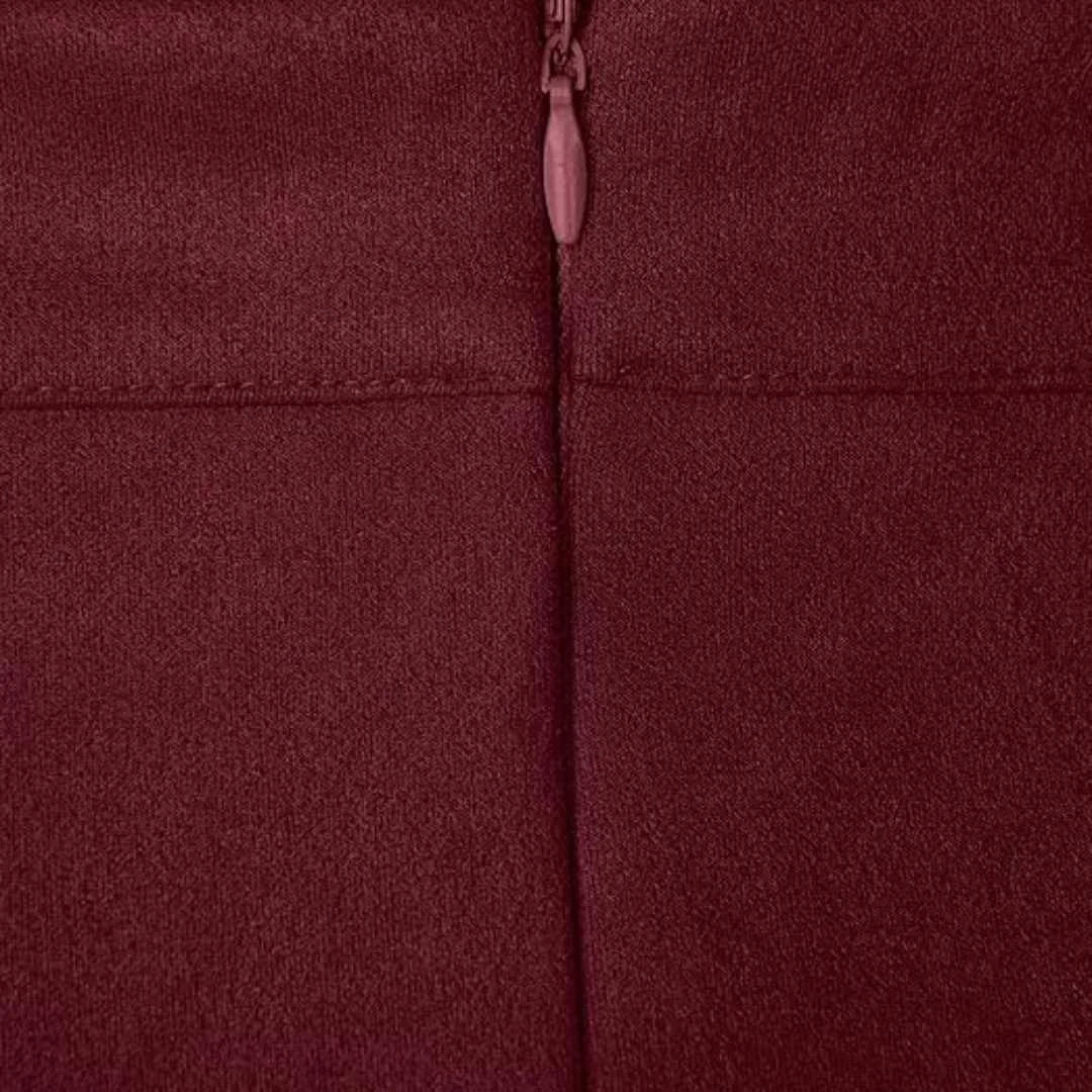 Women's high-waist faux suede mini skirt
