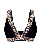 Leopard Print Swimsuit Two-Piece Set