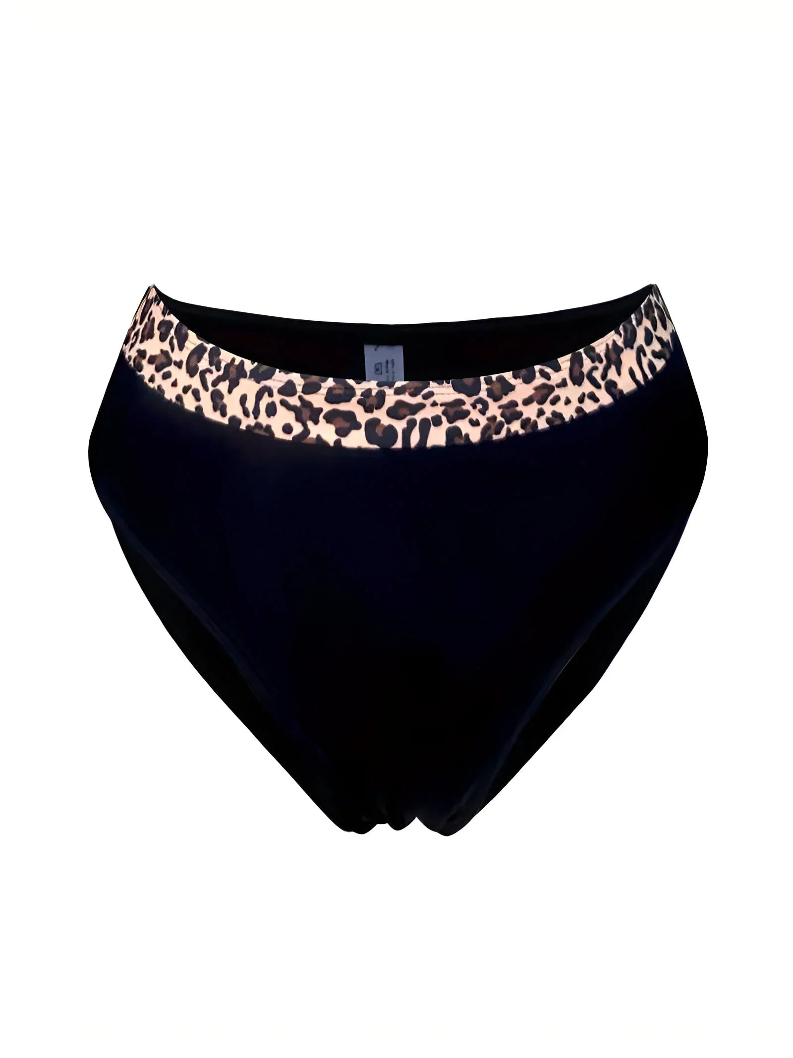 Leopard Print Swimsuit Two-Piece Set