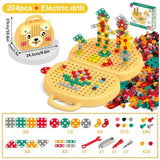 【LAST DAY SALE】DrillCraft™ - Children Electric Drill Puzzle Toolbox