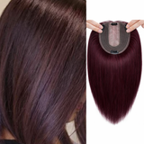Silk-Top Human Hair Topper | Seamless Blend - Thin Hair Solution