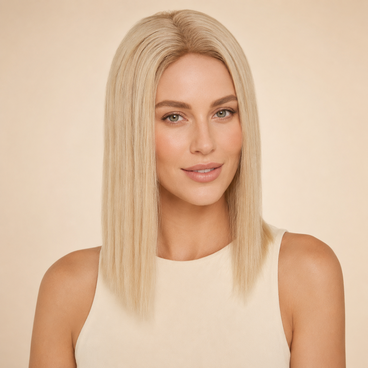 7" x 7.5" NOMARDIC Premium Mono Top Human Hair Topper
