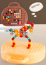 【LAST DAY SALE】DrillCraft™ - Children Electric Drill Puzzle Toolbox