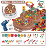 【LAST DAY SALE】DrillCraft™ - Children Electric Drill Puzzle Toolbox