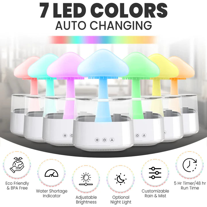 【LAST DAY SALE】Magic Rain Mushroom Humidifier