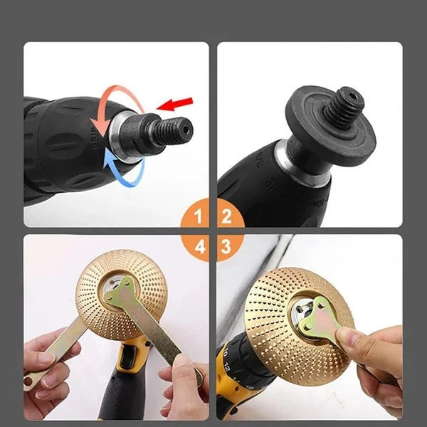 【LAST DAY SALE】DrillGrind™ - Electric Drill Grinder Converter Set