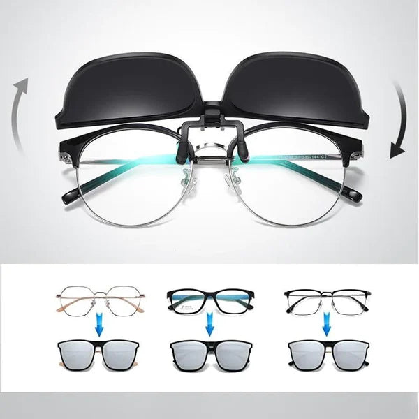 【LAST DAY SALE】ShadeMate™ - Polarized clip-on sunglasses
