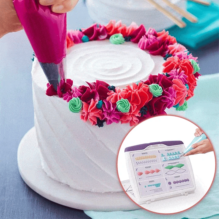 【LAST DAY SALE】Decorative Cake Practice Set