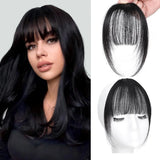 Human Hair Wispy Clip-in Bangs | Light & breathable