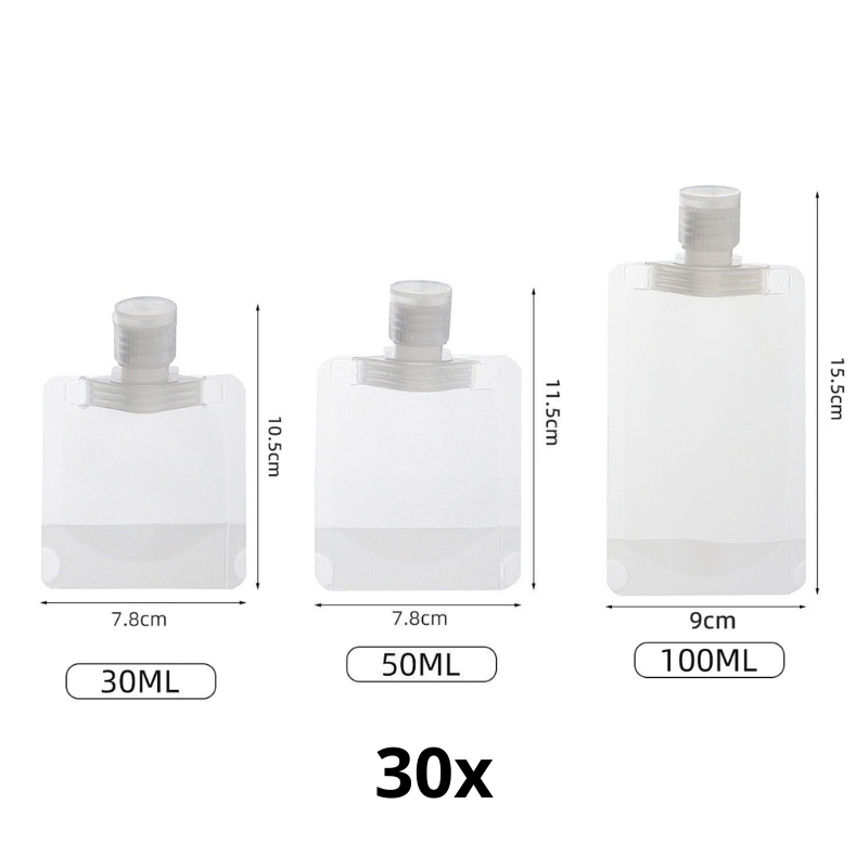 【LAST DAY SALE】Portable Travel Fluid Makeup Packing Bag