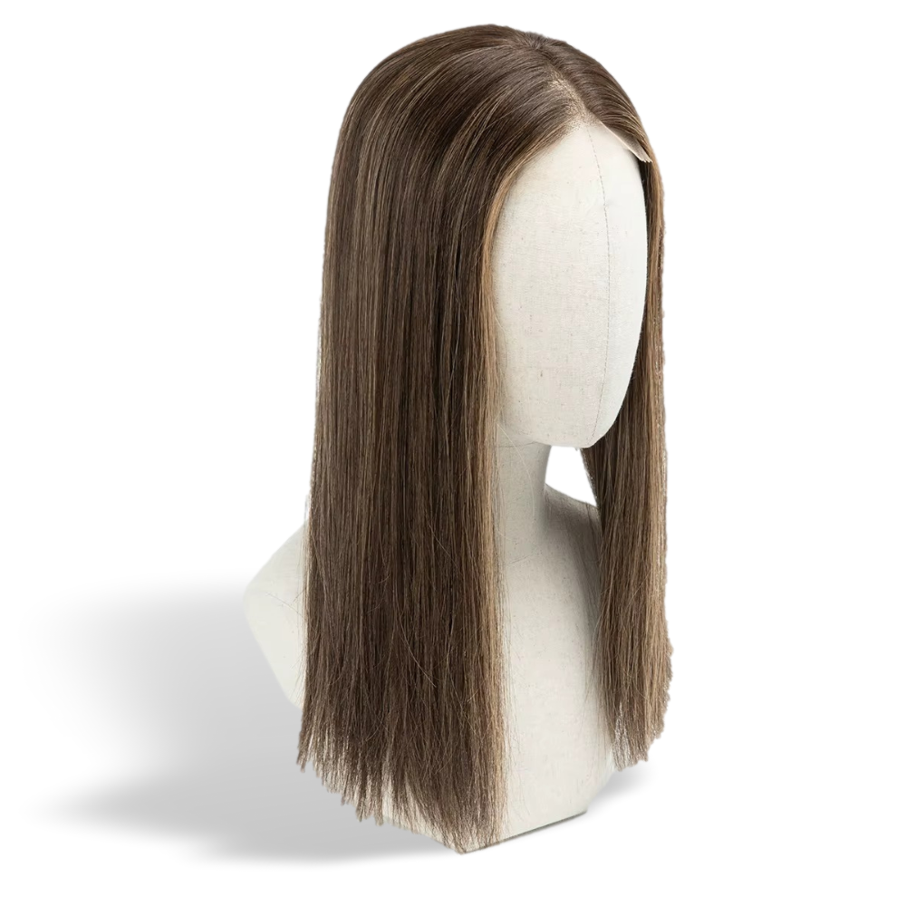7" x 7.5" NOMARDIC Premium Mono Top Human Hair Topper