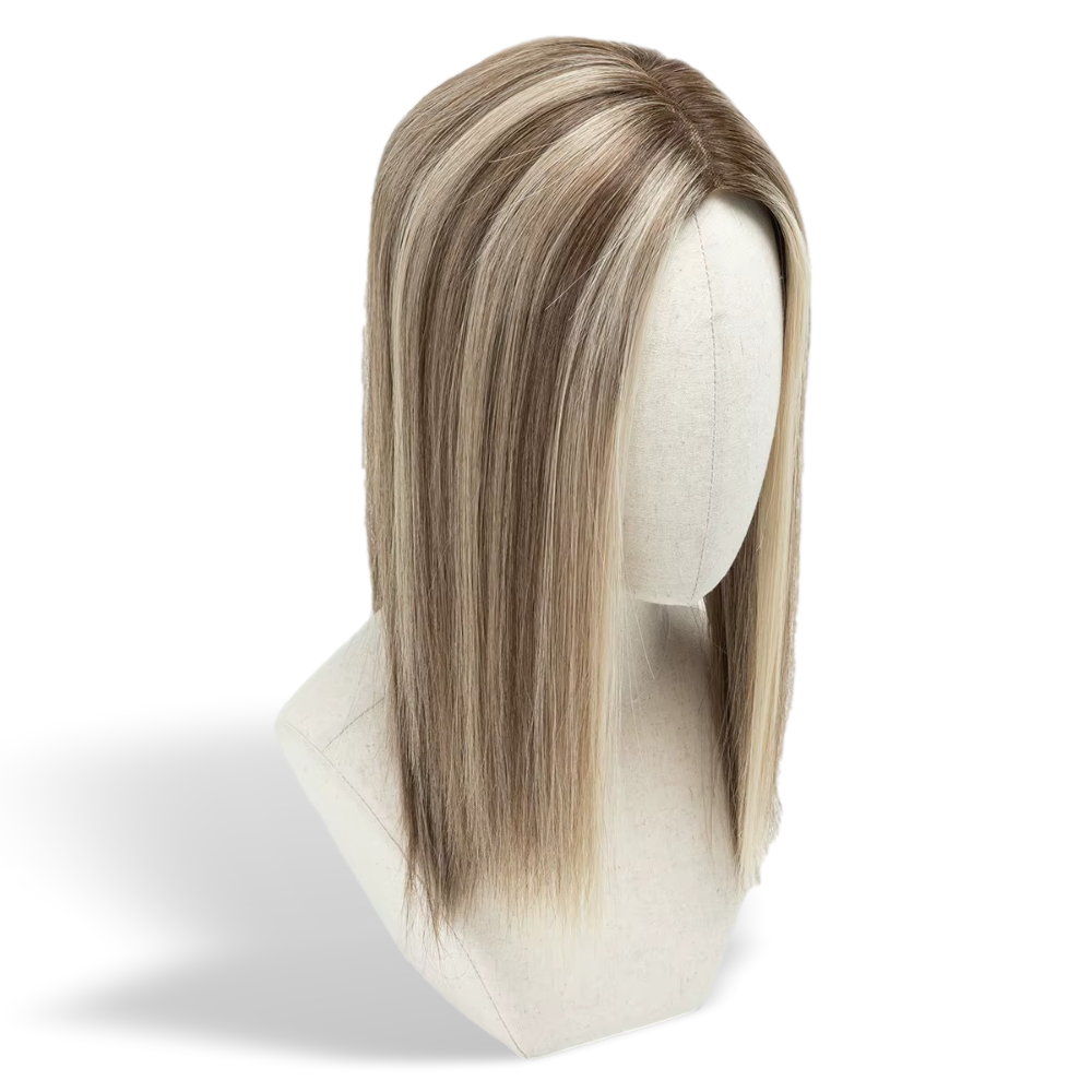 7" x 7.5" NOMARDIC Premium Mono Top Human Hair Topper