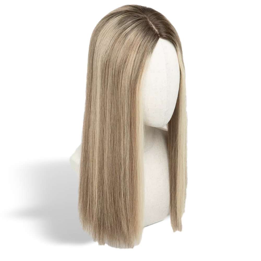 7" x 7.5" NOMARDIC Premium Mono Top Human Hair Topper