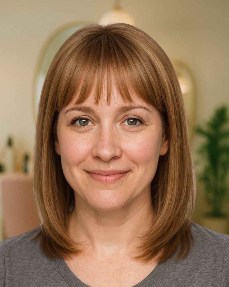 Hair Topper with Bangs | Fuller Hair Instantly
