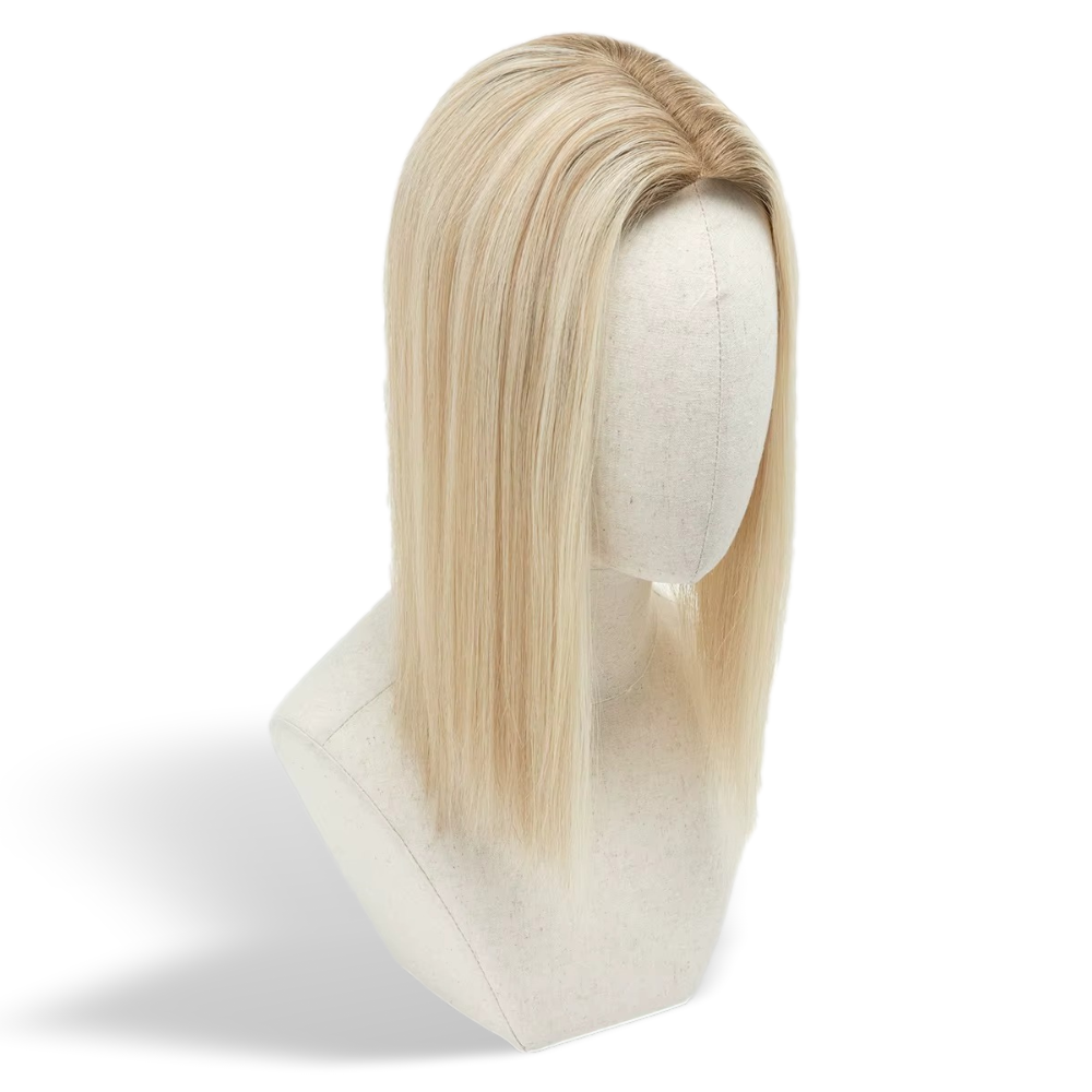 7" x 7.5" NOMARDIC Premium Mono Top Human Hair Topper