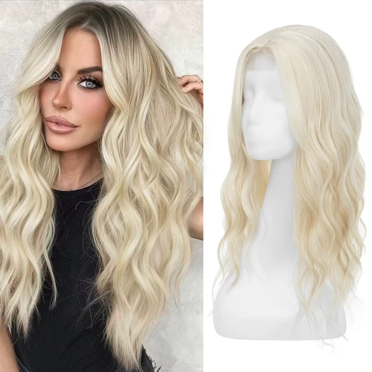 6.5" x 6.5" NOMARDIC Premium Lace Front Wavy Hair Topper