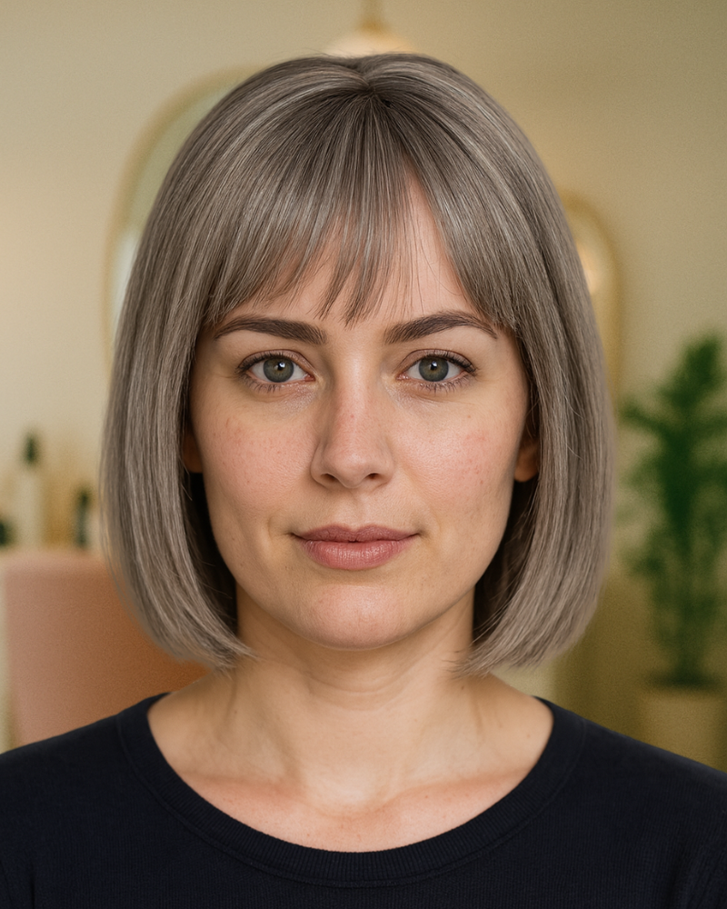 Hair Topper with Bangs | Fuller Hair Instantly
