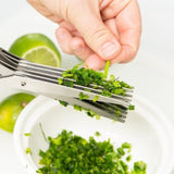 【LAST DAY SALE】5 Blade Kitchen Salad Scissors