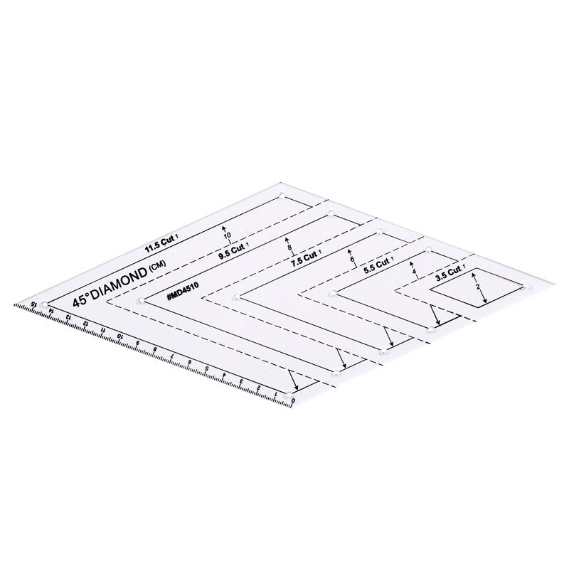 【LAST DAY SALE】Transparent Quilting Sewing Patchwork Ruler