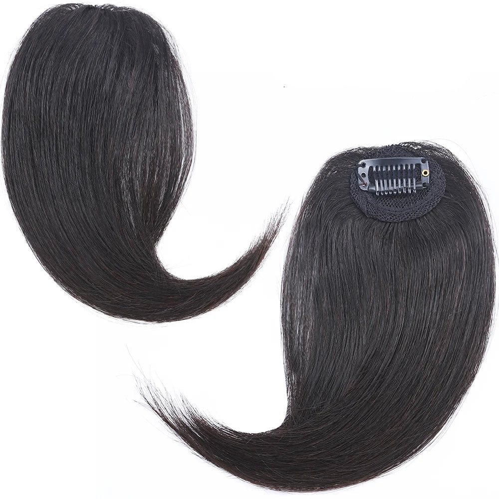 Clip-in Human Hair Side Bangs | Curtain Bangs For Women