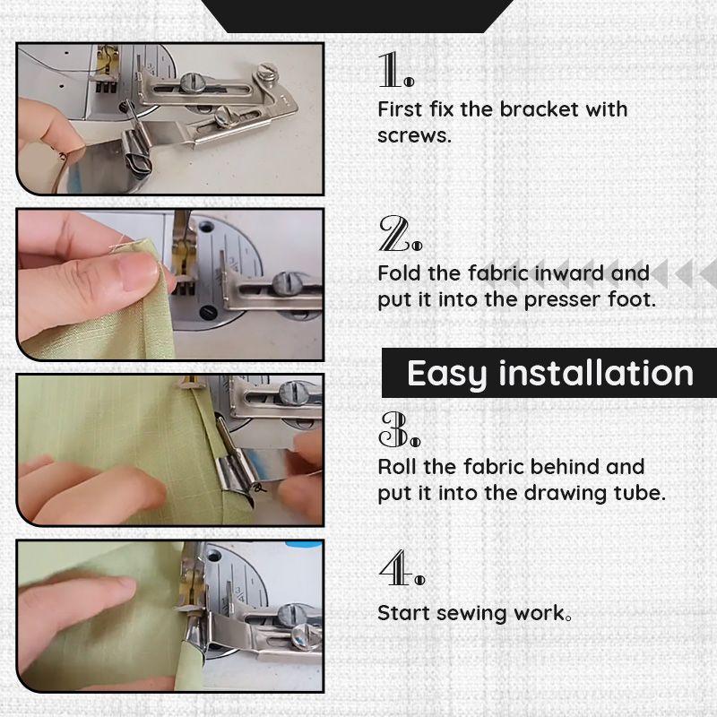 【LAST DAY SALE】Sewing Machine Hem Roller