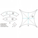 【LAST DAY SALE】Template Sewing Patchwork Quilting Ruler