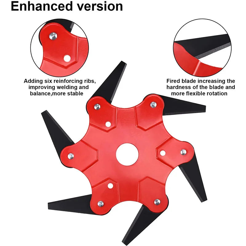 【LAST DAY SALE】GreenTrim™ - Universal Grass Cutter 6 Blade Head
