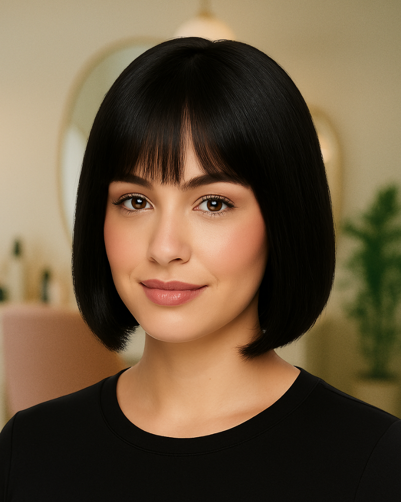 Hair Topper with Bangs | Fuller Hair Instantly