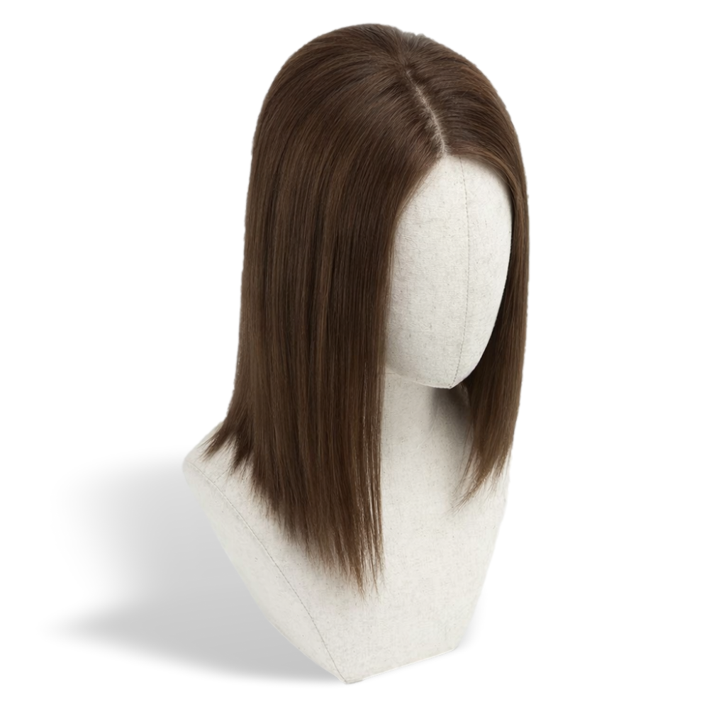 7" x 7.5" NOMARDIC Premium Mono Top Human Hair Topper
