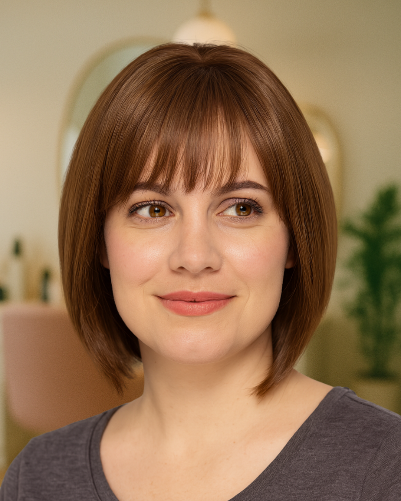 Hair Topper with Bangs | Fuller Hair Instantly