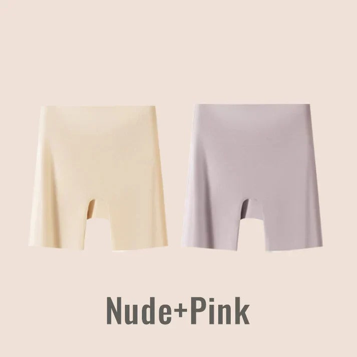 Women High-waist Silk Underwear with Tummy-control and Hip-lifting