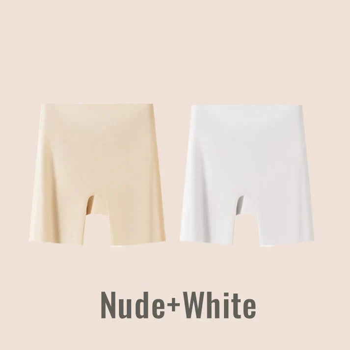 Women High-waist Silk Underwear with Tummy-control and Hip-lifting