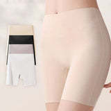 Women High-waist Silk Underwear with Tummy-control and Hip-lifting