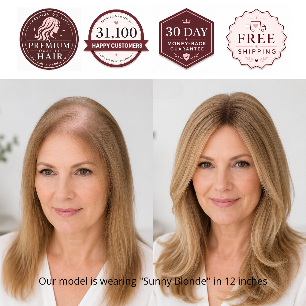 7" x 6" NOMARDIC Premium Lace Front Hair Topper