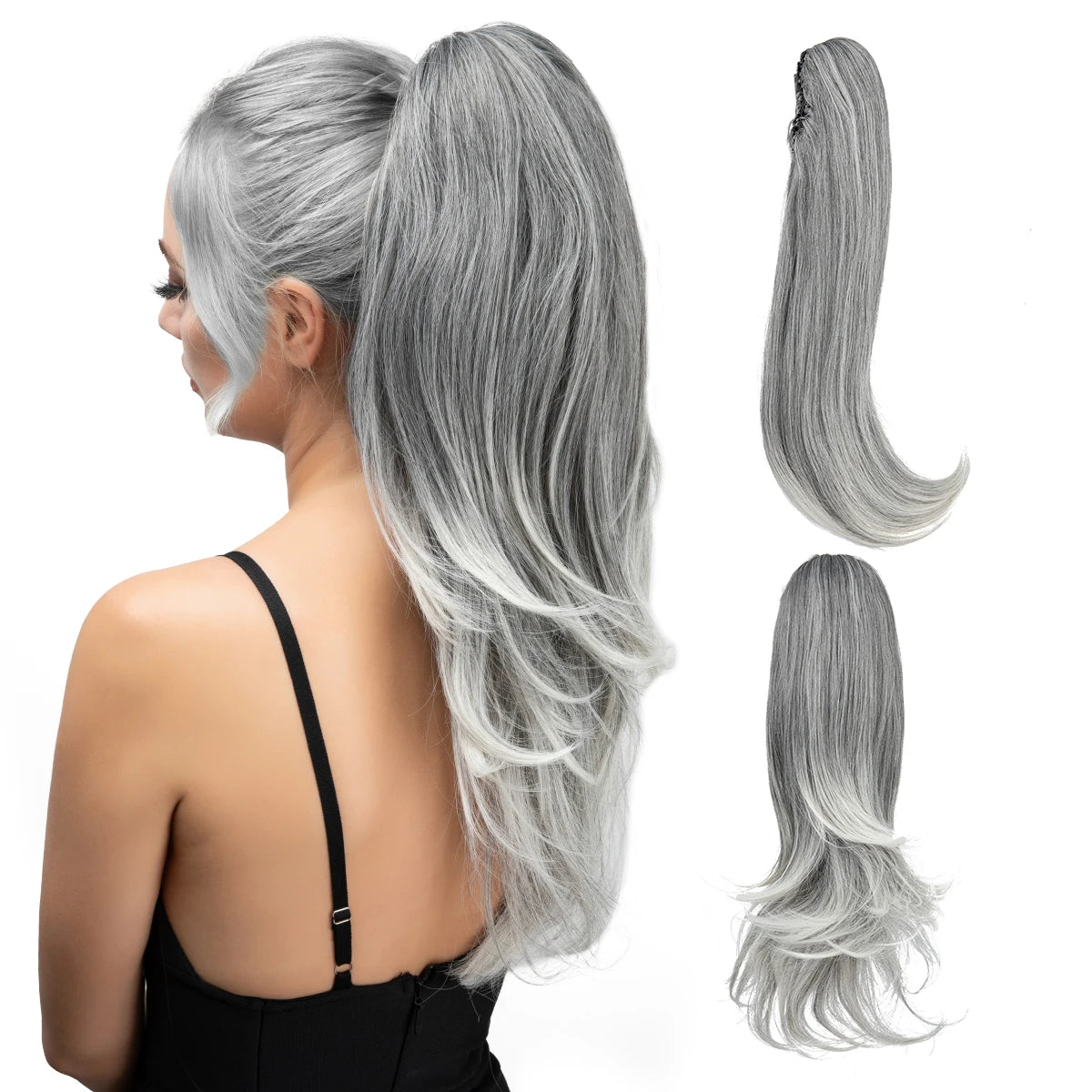 Clip-in Ponytail Hair Extension | Silky Straight Ponytail