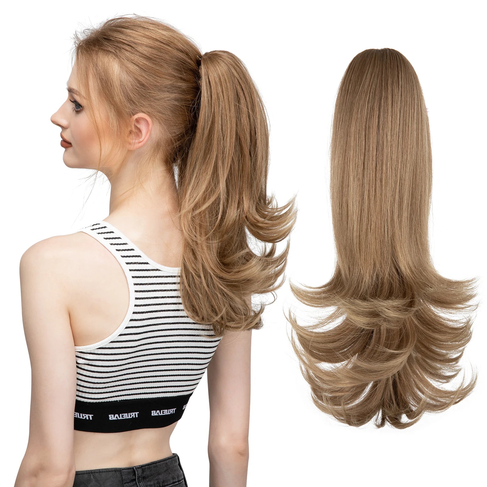 Wavy Clip-in Ponytail Hair Extension | 14" Hairpiece