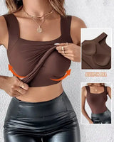 U-Neck Shapewear with Built-in Bra