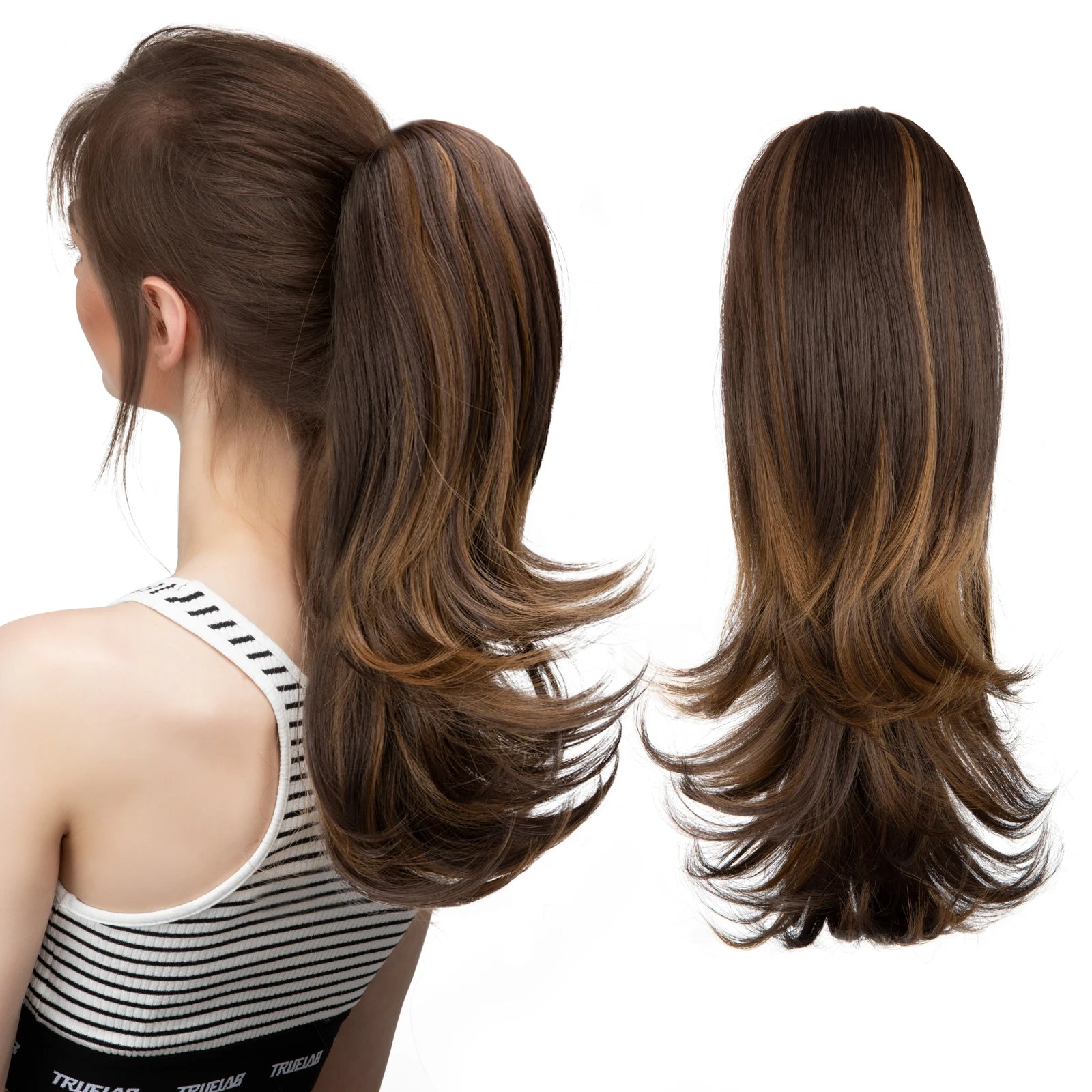 Wavy Clip-in Ponytail Hair Extension | 14" Hairpiece