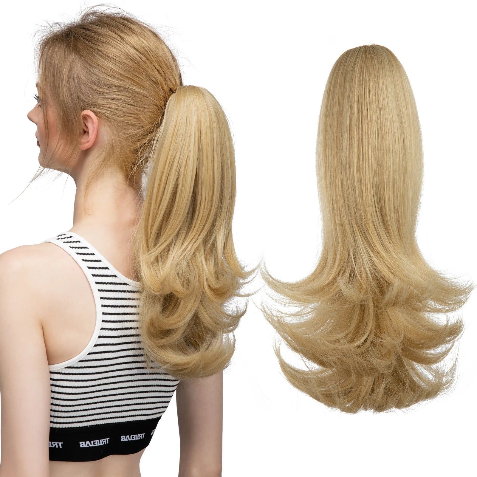 Wavy Clip-in Ponytail Hair Extension | 14" Hairpiece